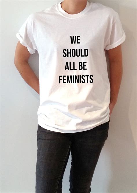 should all be feminists t shirt.